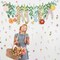 Groovy Boho Flower Banner – Double-Sided Waterproof Wildflower & Leaf Design for Birthday, Garden, Wedding Backdrop, Indoor & Outdoor Party Décor